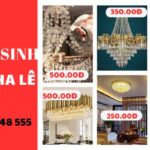 Giá vệ sinh đèn chùm