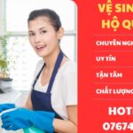 Vệ sinh căn hộ, nhà ở quận 8