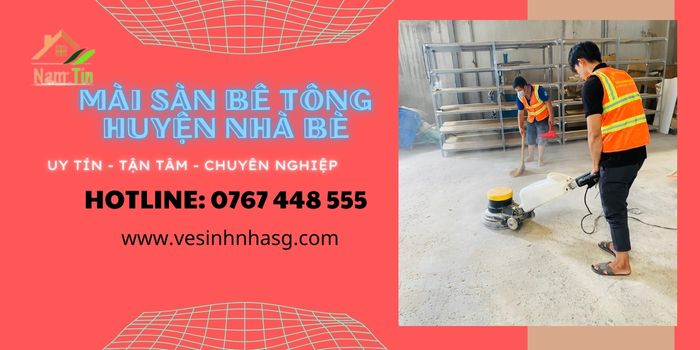 Mài sàn bê tông Huyện Nhà Bè