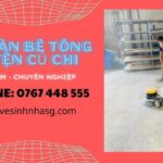 Mài sàn bê tông huyện củ chi